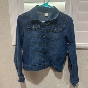 Girls Denim jean jacket, Crazy 8, size XL (14-16)